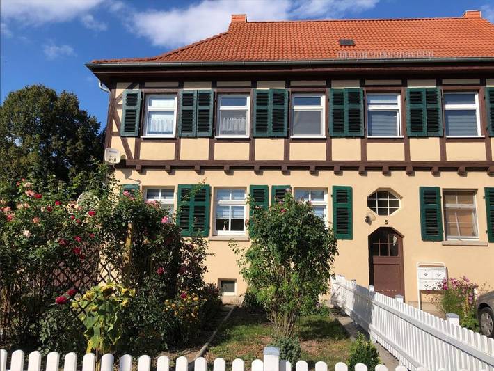Ferienwohnung für 5 Personen, mit Garten und Ausblick
