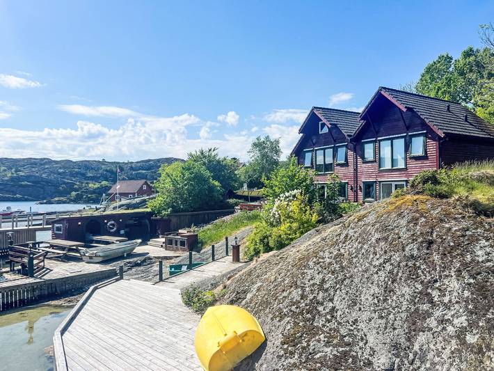 Ferienhaus für 6 Personen, mit Terrasse und Garten in Bømlo