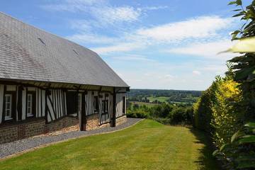 Gîte pour 4 personnes, avec jardin à Le Mesnil-sur-Blangy