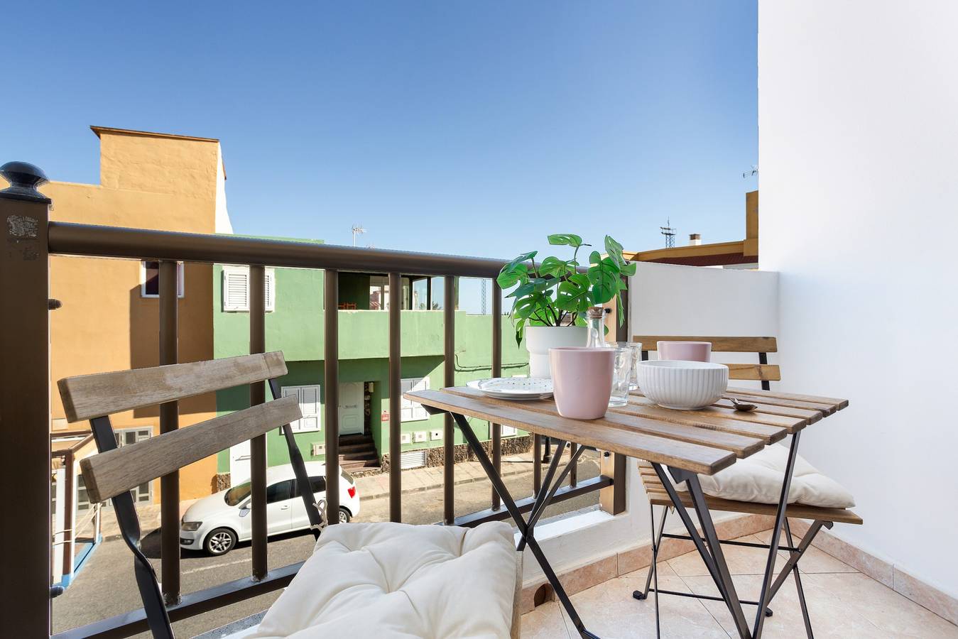 Ganze Wohnung, Ferienwohnung 'Casa Dajate, El Cotillo' mit Meerblick, Gemeinschaftsterrasse und Wlan in Piedra Playa, La Oliva