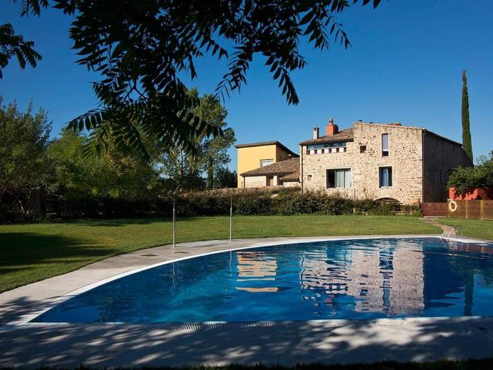 Camping para 2 personas, con Terraza y Jardín además de Piscina y Vistas en Garrotxa