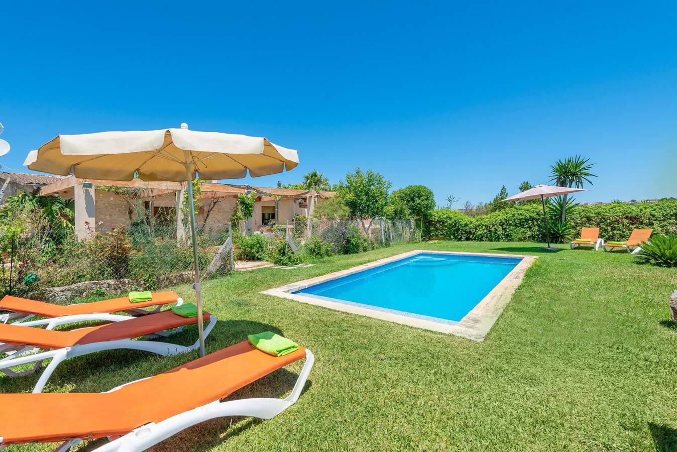 El Reboster (Carboneras) - Gemütliches Landhaus mit privatem Pool und schönem Garten. Wifi gratis in Maria de la Salut, Mallorca Inselmitte