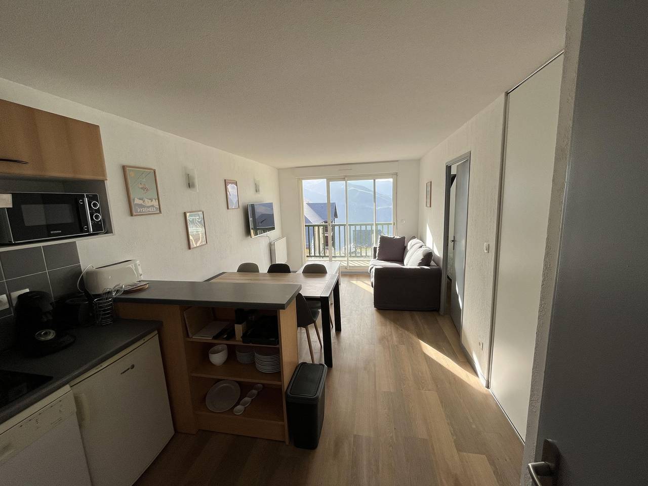 Appartement de vacances entier, T2/6pers -Adrets C7- Peyresourde - Adrets.C7 in Germ, Pyrénées