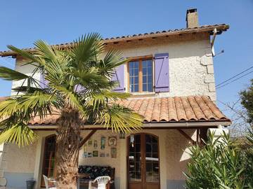 Chambre d’hôte pour 2 personnes, avec terrasse ainsi que jardin et vue à Vienne (France)