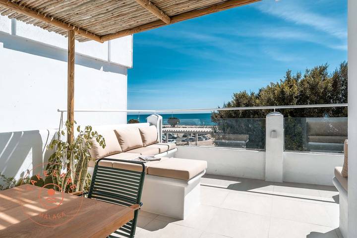 Maison de vacances pour 8 personnes, avec Balcon et Terrasse dans El Palo (Málaga)