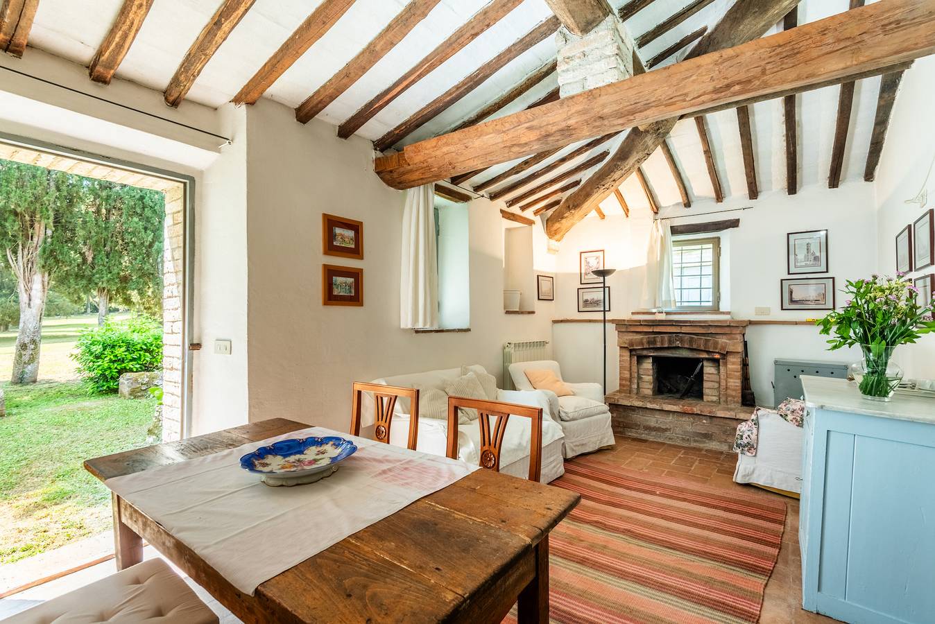 Ganze Wohnung, Ferienwohnung 'Guardiola' mit Gemeinschaftsgarten in Monteroni d'Arbia, Siena Provinz