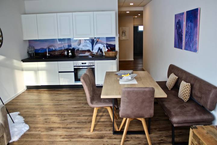Ferienwohnung für 6 Personen, mit Sauna und Terrasse sowie Ausblick, mit Haustier - 1