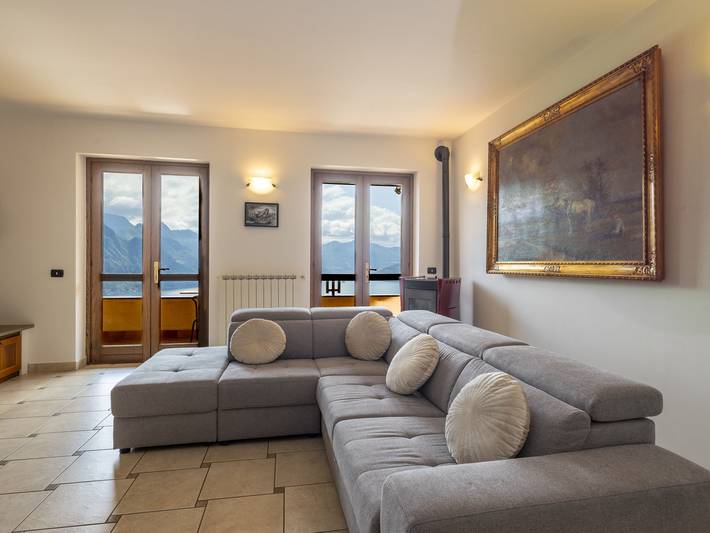 Ferienwohnung für 5 Personen, mit Terrasse und Seeblick sowie Garten, mit Haustier am Iseosee - 2