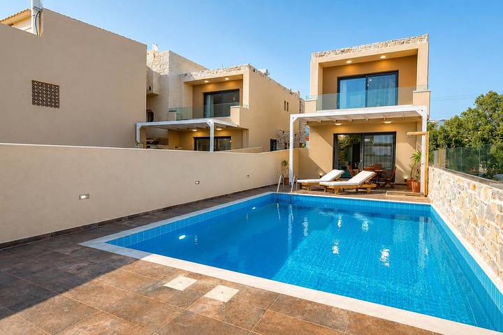 Villa voor 6 personen met tuin in Iraklio-Heraklion en omgeving