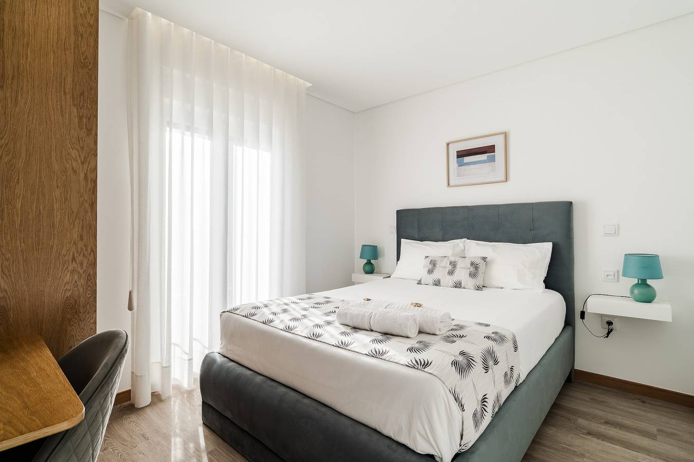 Zimmer 'Quarto 1' mit Gemeinschaftsgarten, Wlan und Klimaanlage in Braga, Braga Distrikt