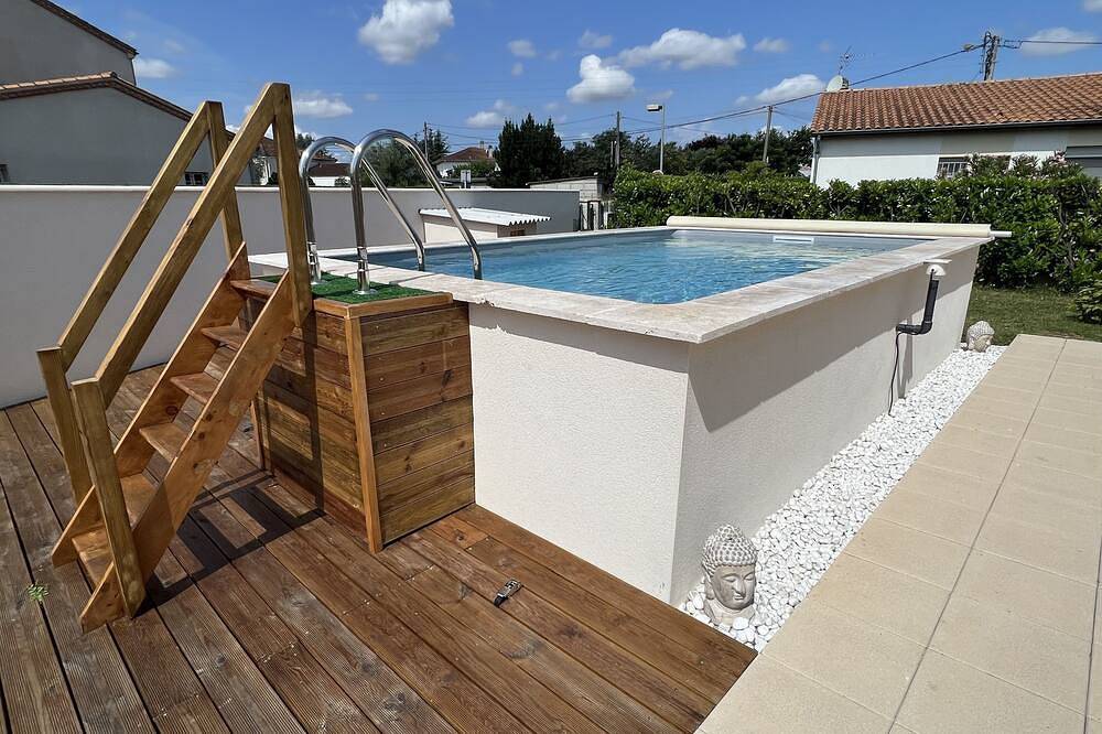 Maison de vacances plain pieds avec piscine et climatisation in Villeneuve-sur-Lot, Quercy