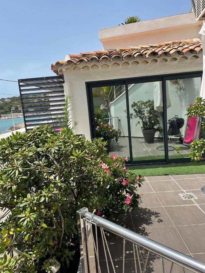 Appartement de vacances pour 3 personnes, avec Balcon ainsi que Terrasse et Vue
