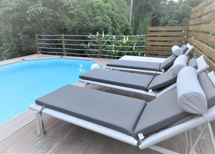 Gîte pour 4 personnes, avec vue ainsi que piscine et jardin à Gros Morne (homonymie) - 3