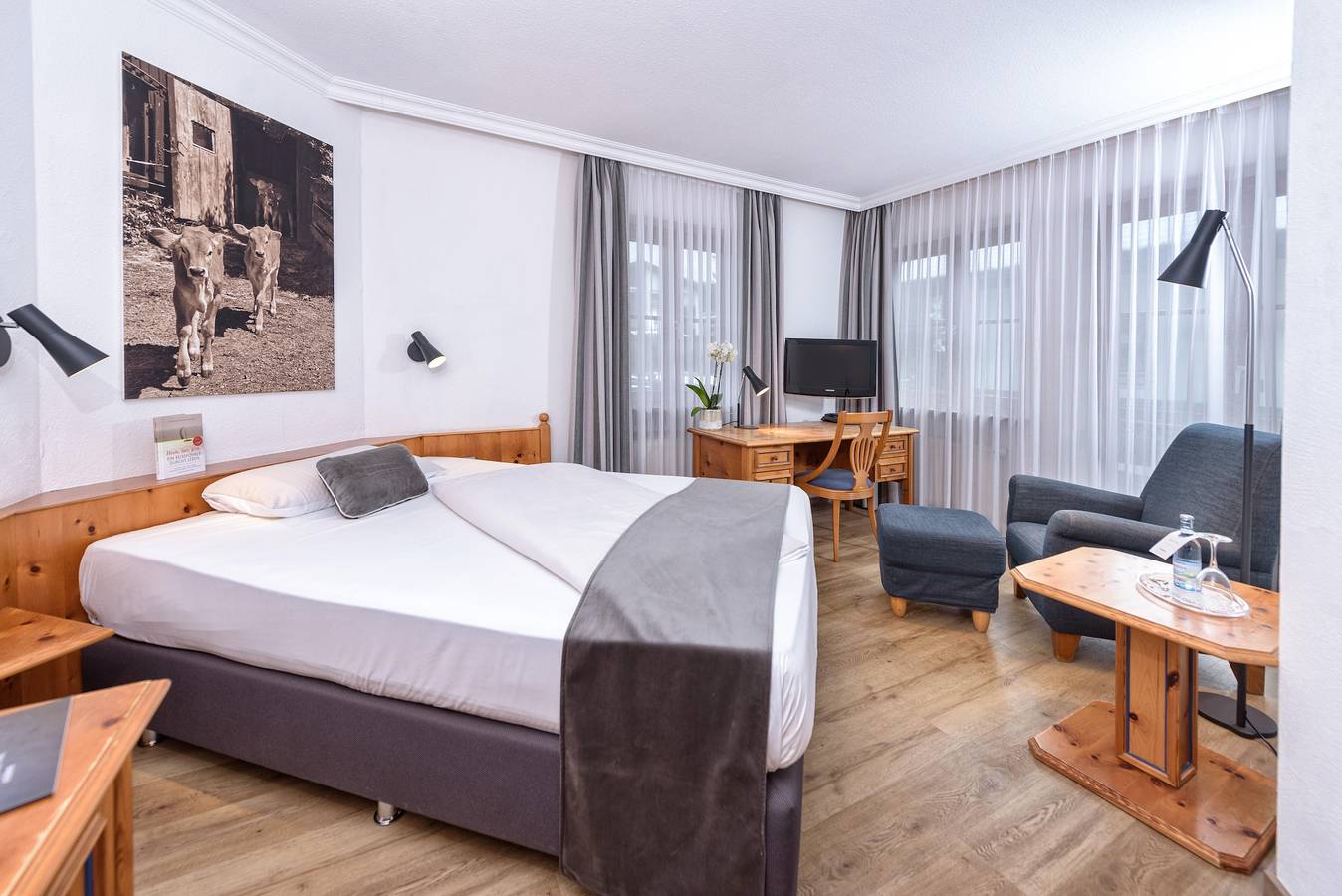 Einzelzimmer French in Oberstaufen, Bayerisch Schwaben