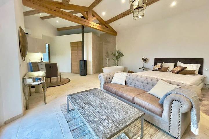 Mas La Rose Sauvage – Elegante Villa mit Panoramablick nahe Gordes in Murs, Regionaler Naturpark Luberon