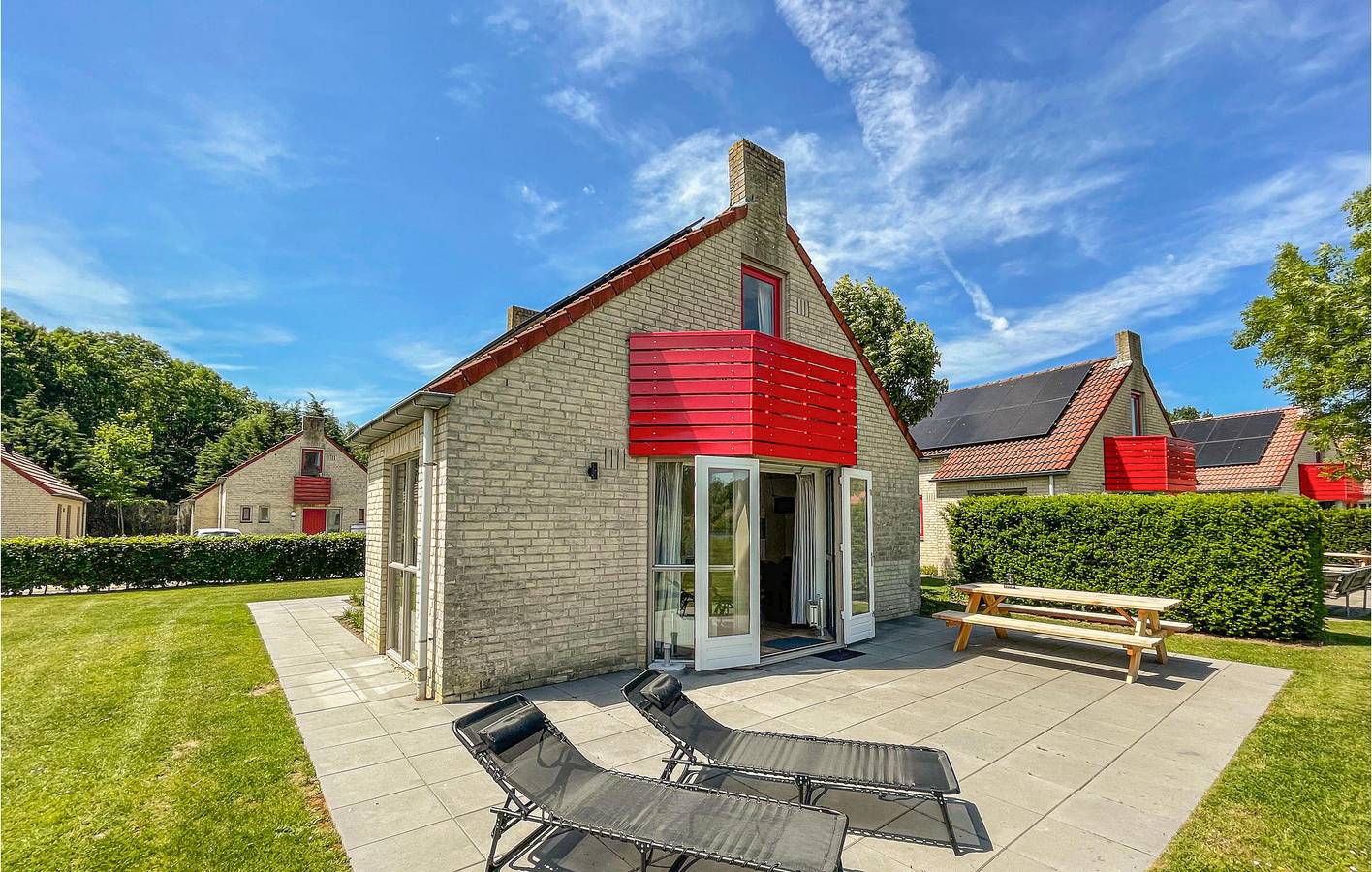 Vakantiehuis voor 6 personen met terras in Betuwe