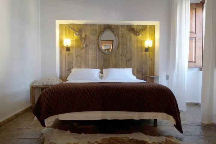 Maison de campagne pour 3 personnes, avec vue et balcon ainsi que jardin et piscine à Moura - 3