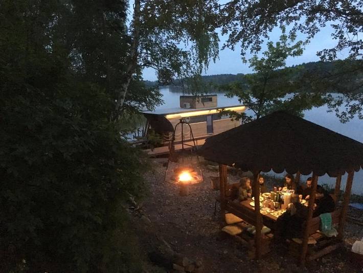 Boot für 6 Personen, mit Seeblick und Ausblick sowie Garten in Polen - 3