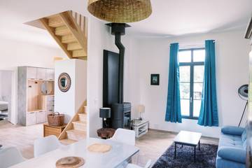 Gîte pour 7 personnes, avec terrasse et jardin à Boulleville