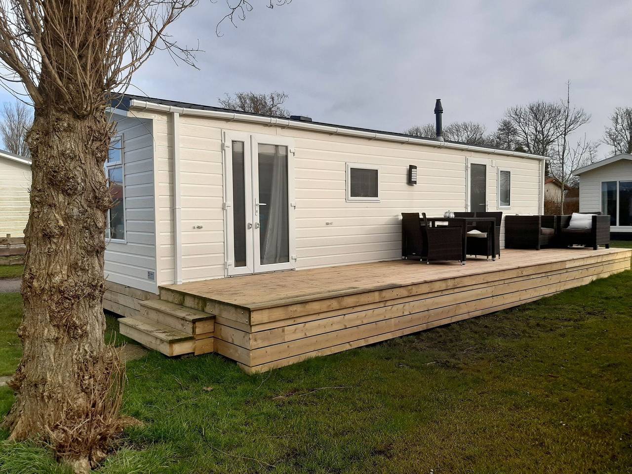 Chalet am Wattenmeer mit Sonnigem Garten in Wieringen, Ijsselmeer