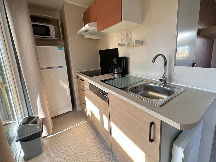 Camping Paradis - La Croix L'abbé - Mobilhome 4 personnes - Mobil-home Confort 2 ch 4 pers in Saint-Valery-sur-Somme, Région d'Abbeville