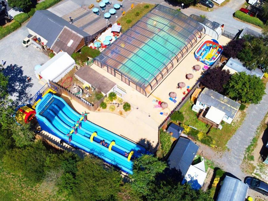 Camping L'Etang du Pays Blanc - Unterkunft 2 personen - Barrel (ohne Sanitär) in Guérande, Côte d'Amour