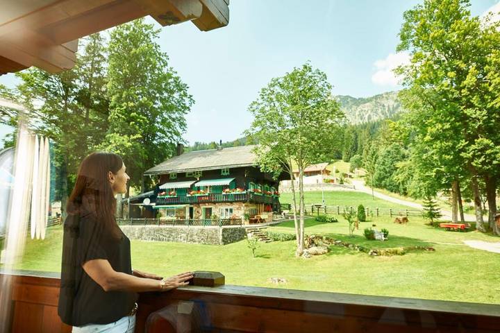 Maison d’hôte pour 2 personnes, avec vue ainsi que balcon et jardin à Tannheim - 3