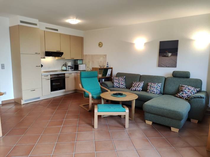 Ferienwohnung für 4 Personen, mit Balkon/Terrasse und Terrasse, mit Haustier in Mellenthin