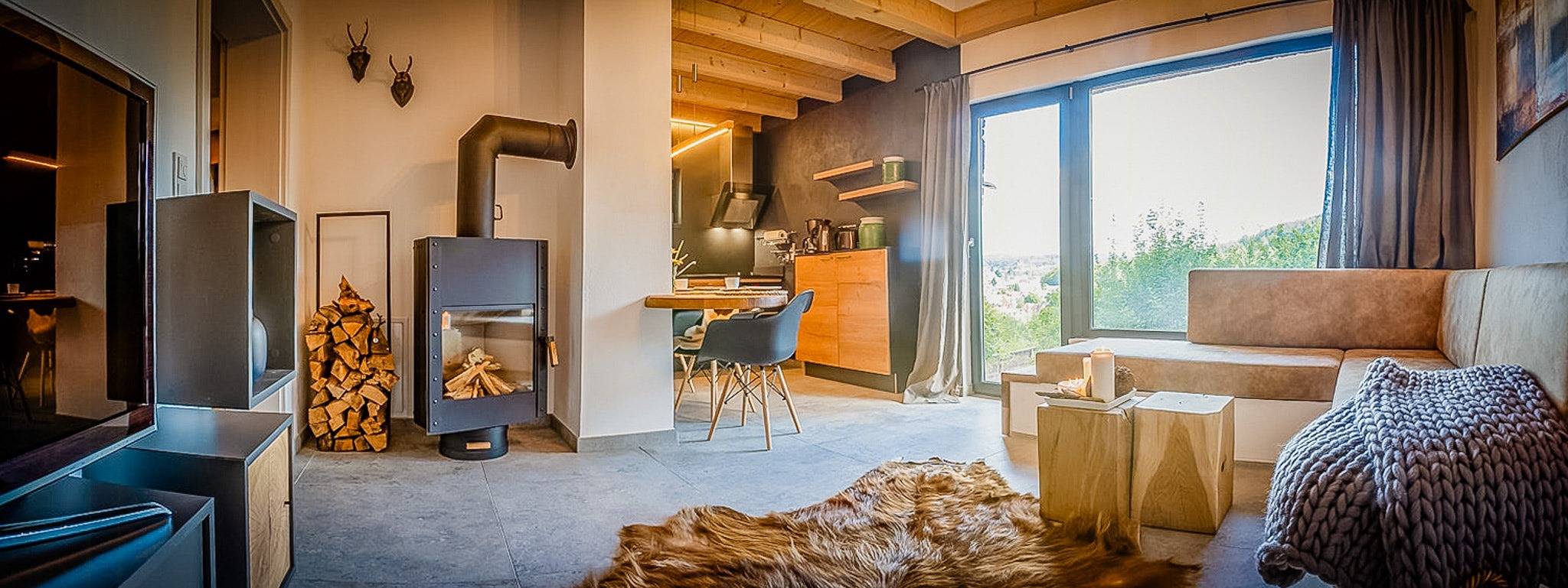 Modernes Chalet mit Sauna am Thüringer Wald in Zella-Mehlis, Rennsteig