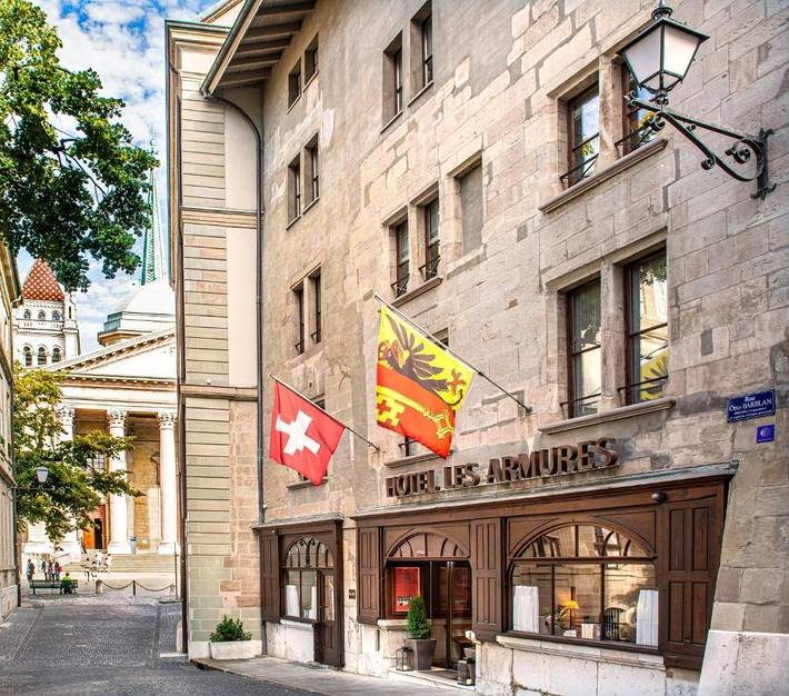 Hôtel pour 2 personnes, avec vue et sauna, animaux acceptés à Genève