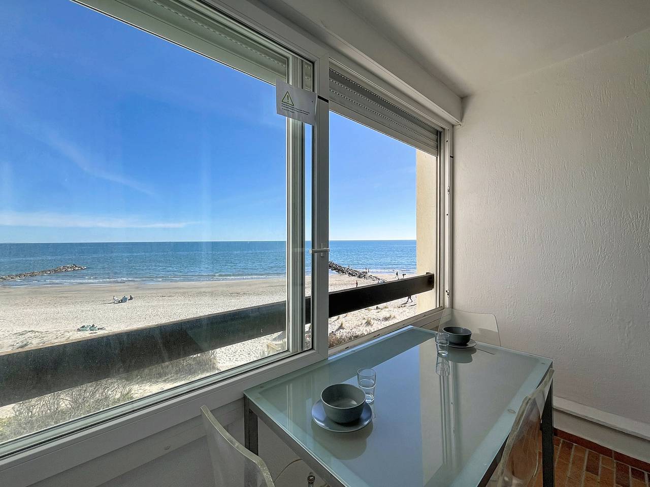 Appartement entier, Studio cabine face mer avec parking privé - 3 couchages in Carnon-Plage, Mauguio