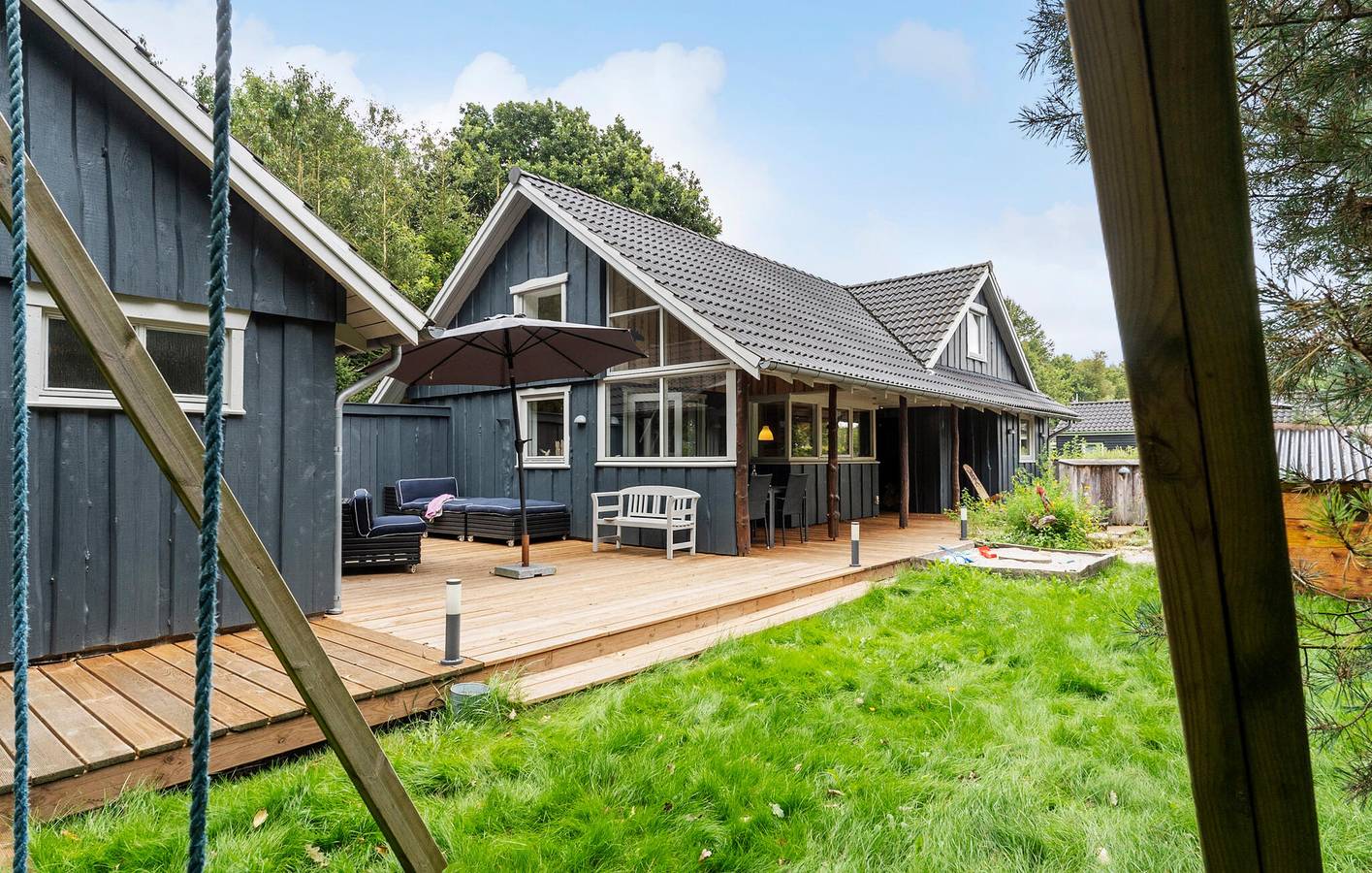 Ferienhaus für 6 Personen mit Terrasse in Hovborg, Vejen