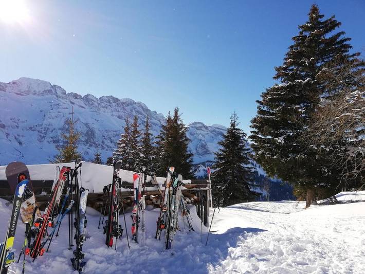 Hôtel pour 4 personnes, avec jardin ainsi que vue et sauna à Champéry - 3