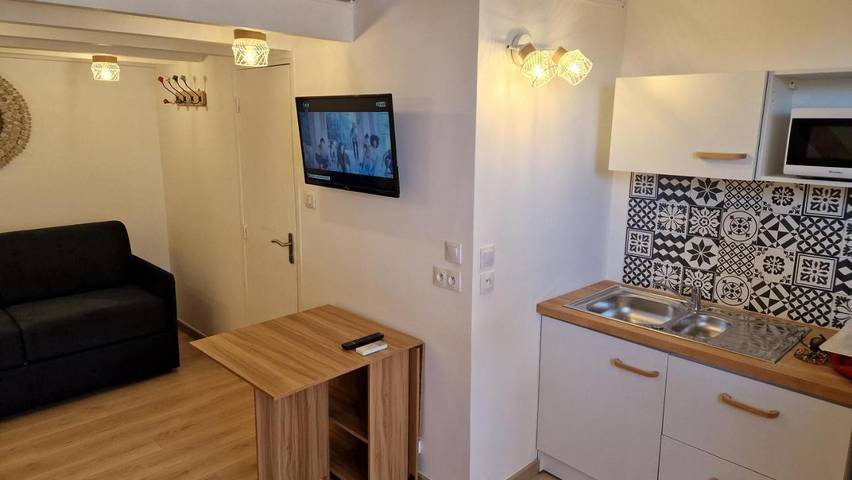 Maison de vacances pour 4 personnes, avec balcon et vue