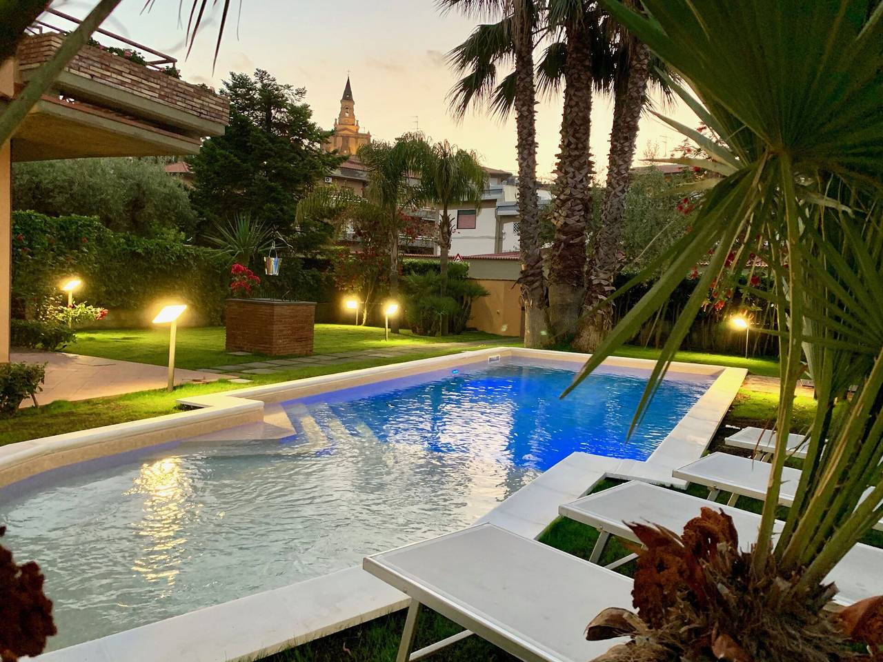 Villa Le Palme in Trecastagni, Etna