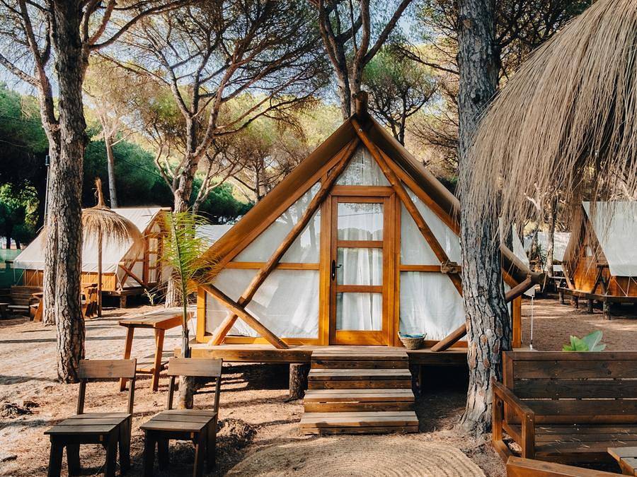 Camping Taiga Conil - Safarizelt 2 personen - Glamping Tipi Retama in Conil de la Frontera, Costa de la Luz