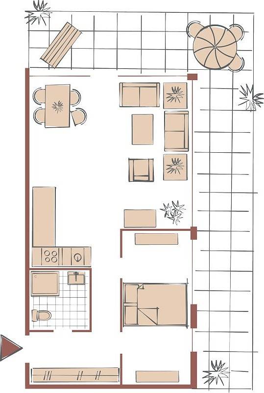 Ferienwohnung für 4 Personen, mit Meerblick und Balkon in Großenbrode - 2
