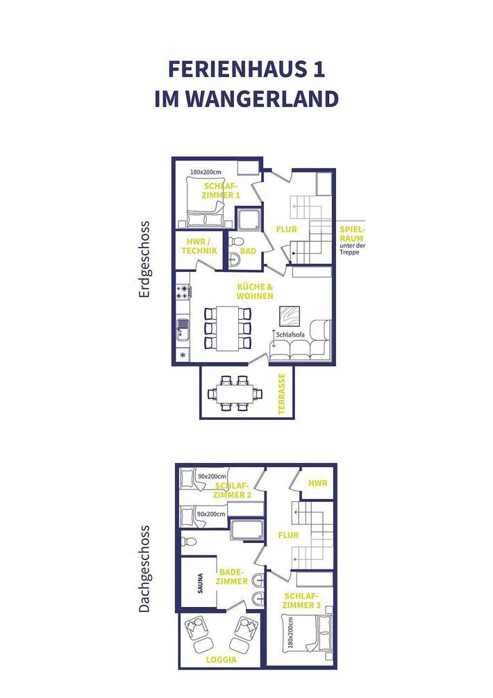 Ferienhaus für 8 Personen, mit Whirlpool und Sauna sowie Garten in Hohenkirchen (Wangerland) - 2