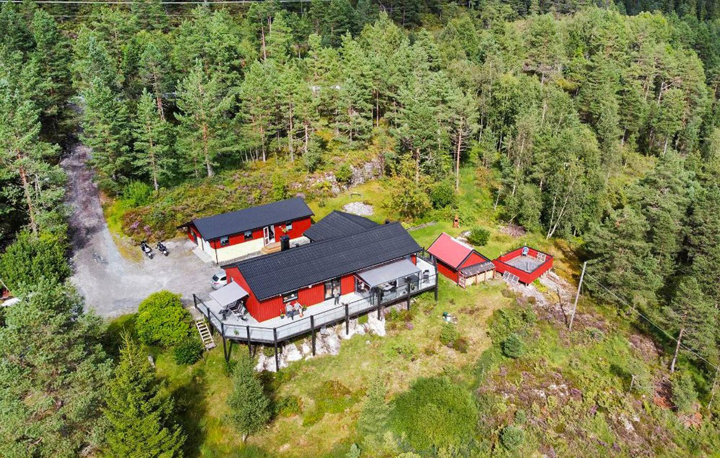 Ferienhaus für 5 Personen mit Terrasse in Flora