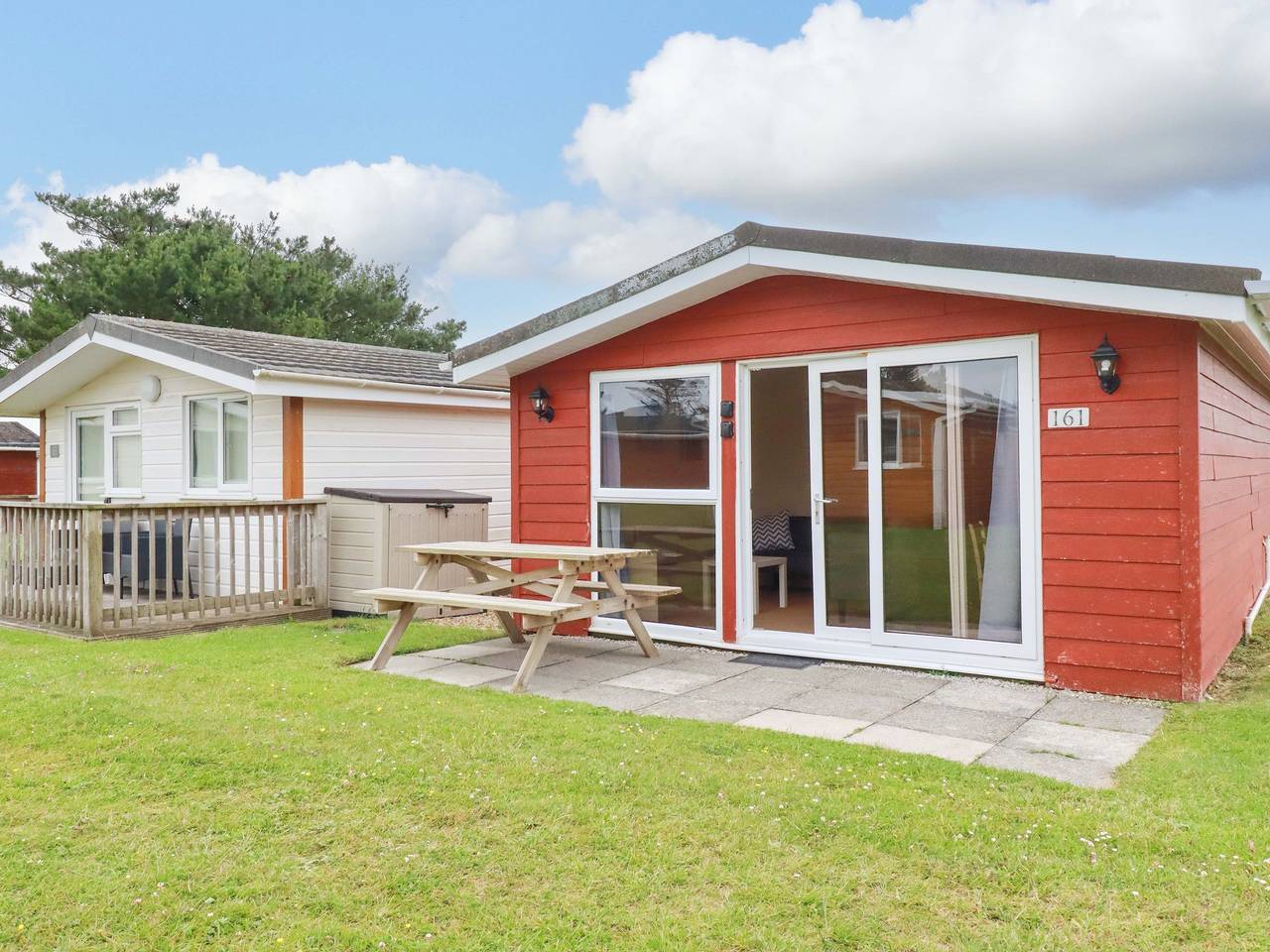 Lodge für 5 Personen mit Garten in Cornwall