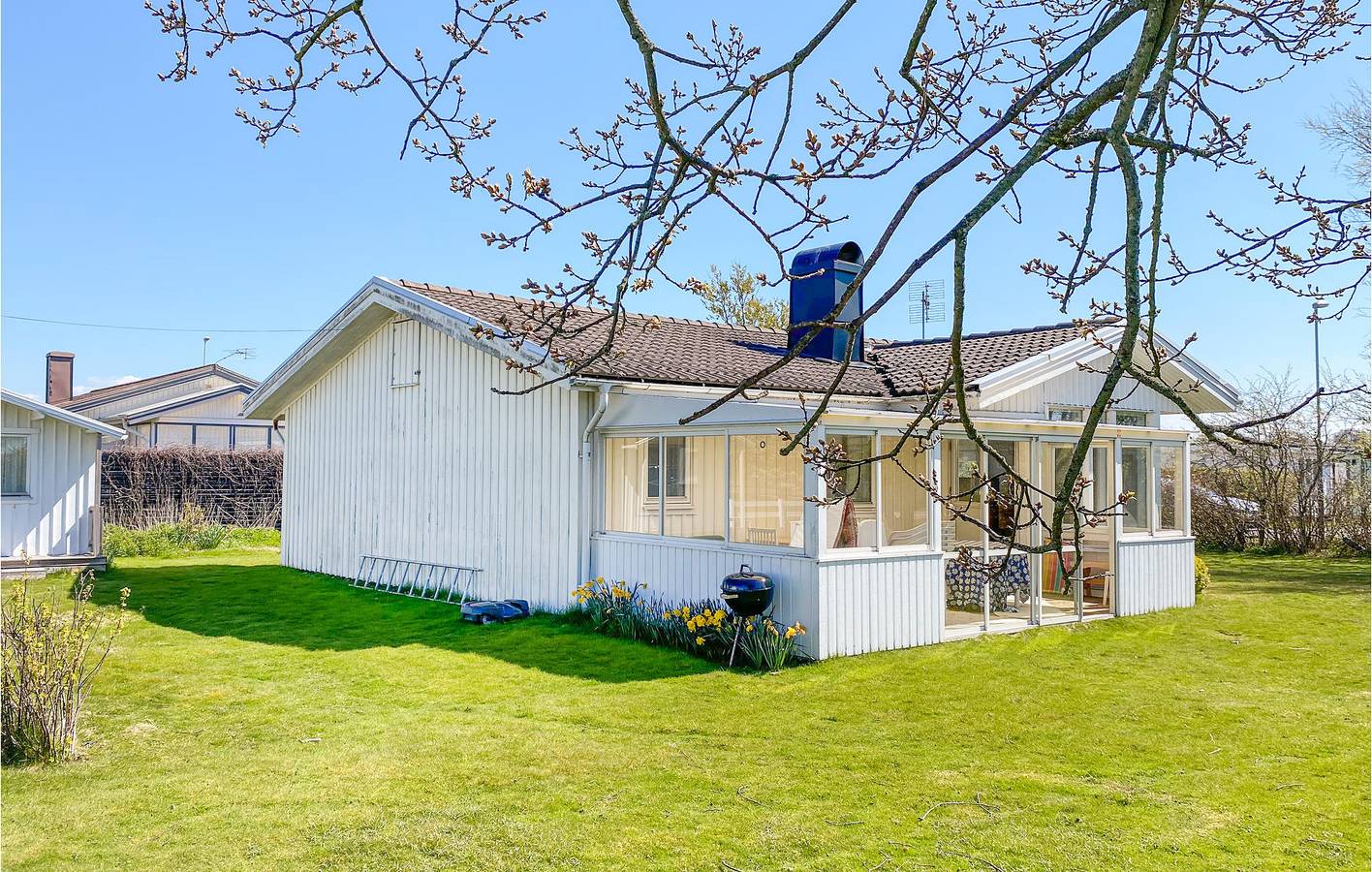 Ferienhaus für 6 Personen mit Terrasse in Falkenbergs und Umgebung