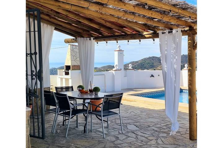 Villa "Casa La Paz" mit Meerblick, Pool und WLAN in Torrox, Costa del Sol