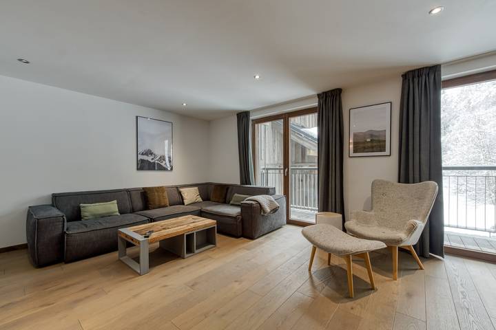 Chalet pour 8 personnes, avec sauna et balcon dans Argentière