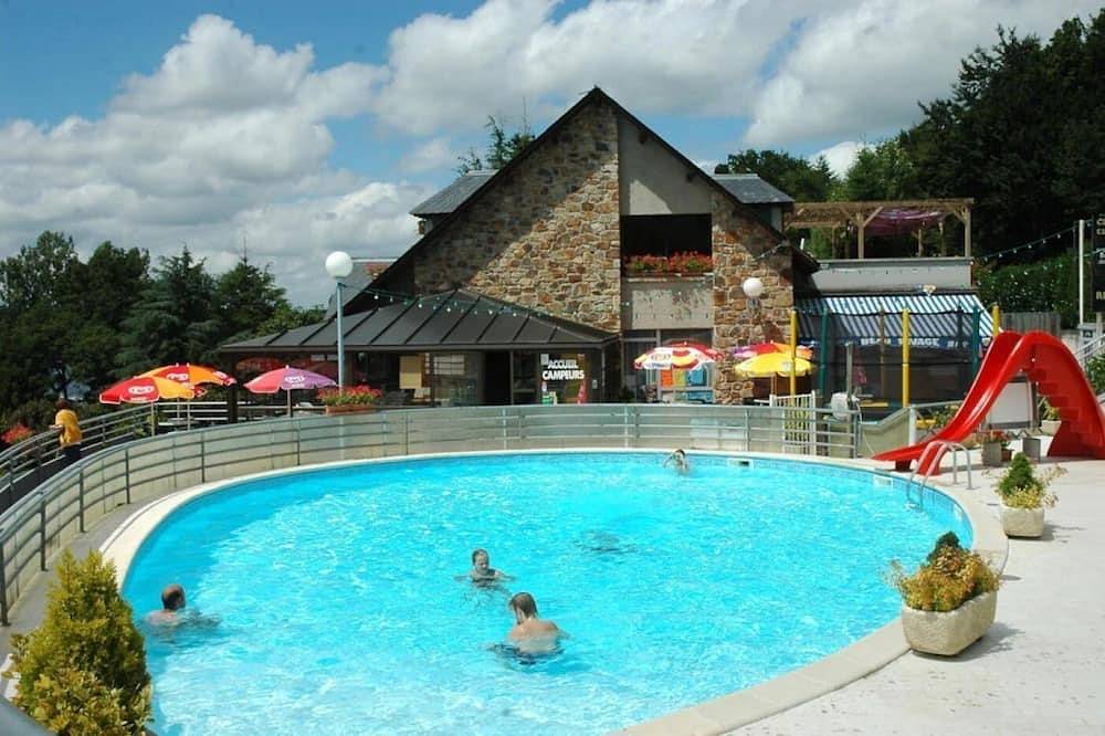 Zecamping 4* piscine chauffée club enfant mobil-home Tv 29m2 5 pers in Salles-Curan, Lago de Pareloup
