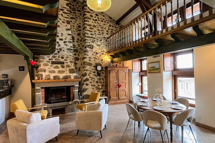 Gîte pour 6 personnes, avec jardin