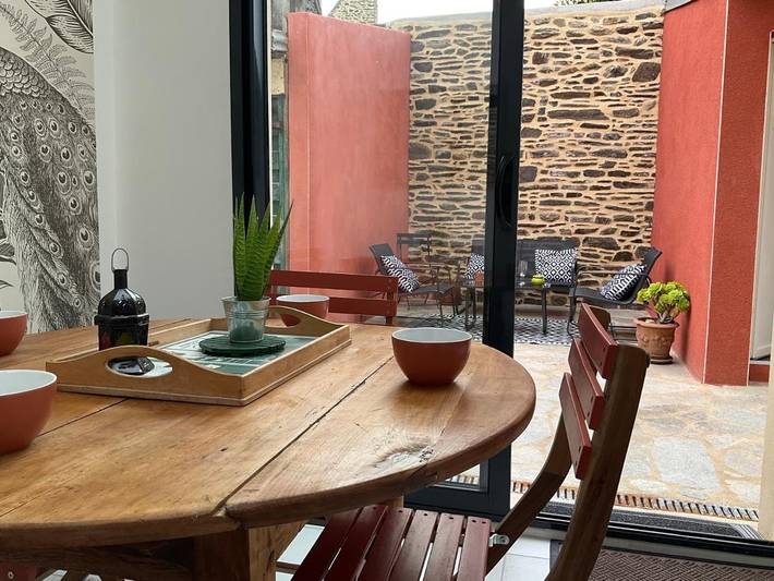 Gîte pour 2 personnes, avec Terrasse et Vue dans Le Légué