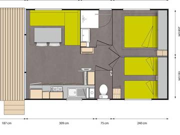 Camping voor 4 Personen in Montgeard, Lauragais, Afbeelding 4
