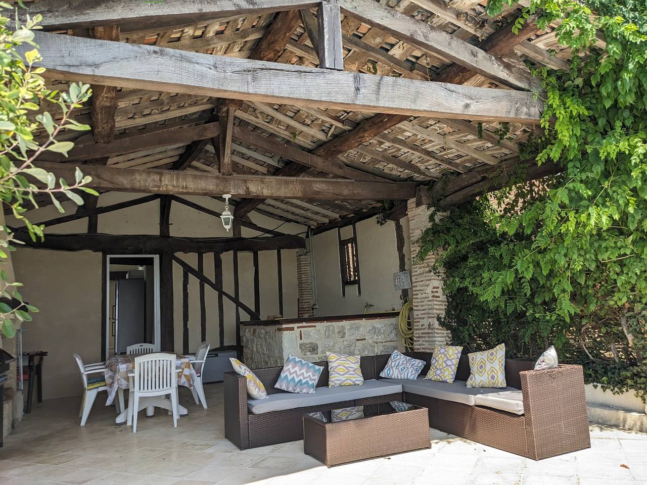 Encantador gîte con piscina privada en el campo francés in Saint-Étienne-de-Fougères, Región de Villeneuve-sur-Lot
