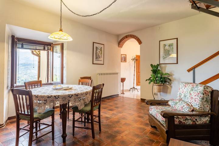 Entire apartment, Apartment 'La Casa Di Anita' with with a view from a large panoramic terrace over the mountains in Gallicano, Garfagnana