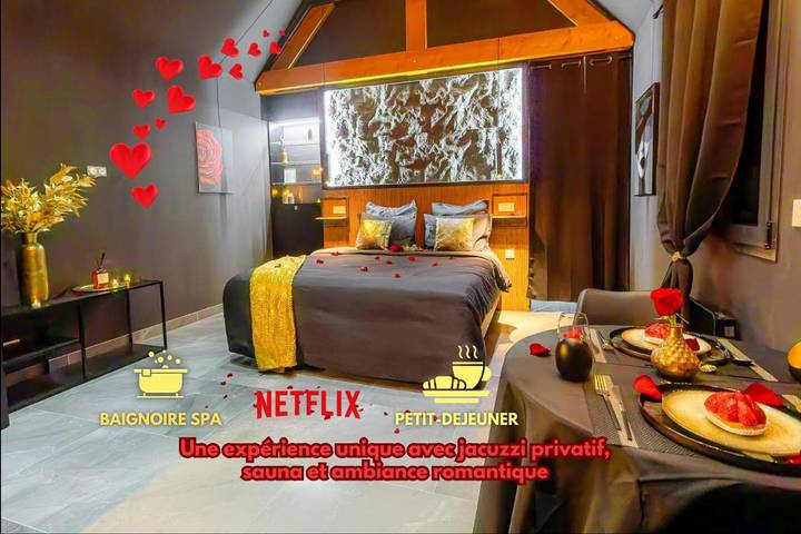 Appartement de vacances pour 2 personnes, avec jacuzzi et sauna